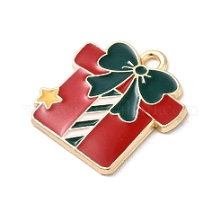 Noël pendentifs émail en alliage&nbsp;FIND-H055-17F-G02