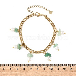 Bracelet en acier inoxydable 304 avec pampilles&nbsp;BJEW-JB14346
