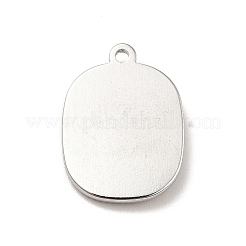 Pendentifs en acier inoxydable 304 anti-ternissement&nbsp;STAS-E176-09P