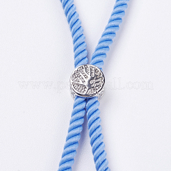 Création de bracelets à cordon torsadé en nylon&nbsp;MAK-F018-03P-RS