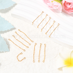 20 pz maglie/connettori per catena in ottone&nbsp;KK-BBC0021-47