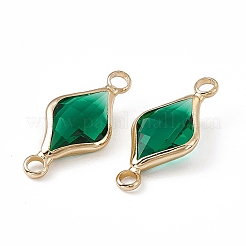 Transparente K9-Glasverbinder-Charms&nbsp;GLAA-A005-03LG
