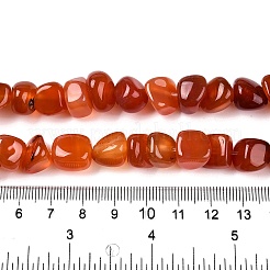 Brins de perles d'agate teintes et chauffées naturellement&nbsp;G-N342-65C
