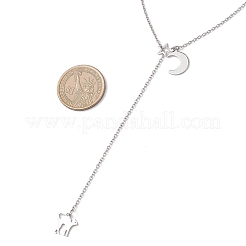 Collares de lazo de acero inoxidable 304&nbsp;NJEW-JN05512-01