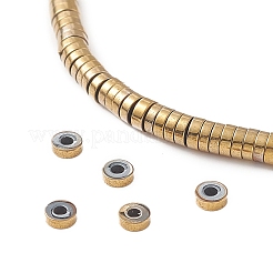 Electroplate non magnetici ematite sintetico fili di perline&nbsp;G-J164A-3mm-07