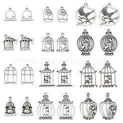 60 pièces 12 styles pendentifs en alliage de style tibétain&nbsp;FIND-CJ0001-87