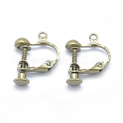 Vite d'ottone sui risultati degli orecchini a clip&nbsp;KK-L164-01AB-NF