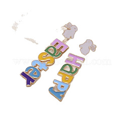 Orecchini pendenti pasquali e smaltati&nbsp;FS-WG33D8C-01