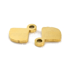 Placcatura ionica (ip) ciondoli in acciaio inossidabile 304&nbsp;STAS-D051-52G