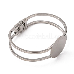 Accessoire de bricolage de bracelet en laiton&nbsp;X-BJEW-K156-01P