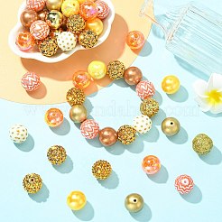50 kit de accesorios de cuentas acrílicas y rhinestone de resina de 12 estilos&nbsp;DIY-CJ0003-31
