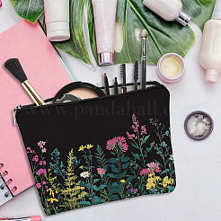 Doppelseitig bedruckte Make-up-Reißverschlusstaschen aus Polyester&nbsp;AJEW-WH0607-010
