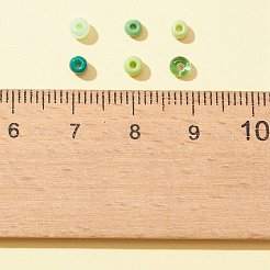 1068 Stück 6-Stil Backfarbe undurchsichtige Farben Glas Saatperlen&nbsp;SEED-FS0001-03