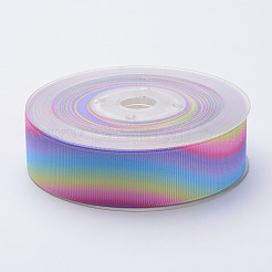 Rubans polyester gros grain&nbsp;ORIB-N0001-25mm-02