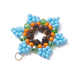 Pendentifs en perles de verre&nbsp;PALLOY-MZ01241