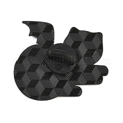 Halloween-Katzen-Fledermaus-Emaille-Anstecknadeln&nbsp;JEWB-B041-05B