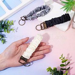 3 Stück 3 Farben Polyesterlegierung Handy-Armbänder für Damen&nbsp;HJEW-TA0001-50