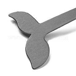Espositore per orecchini in pelle pu a forma di foglia&nbsp;CON-PW0001-166B
