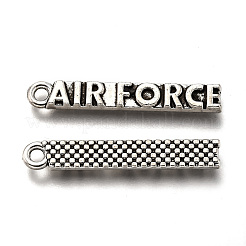 Tibetischer stil Aluminium Anhänger & Charms&nbsp;TIBE-Q051-08AS-LF