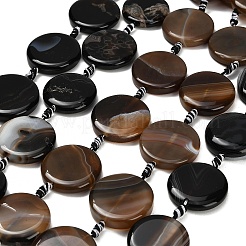 Brins de perles d'agate naturelles teintées et chauffées&nbsp;GG-CBAB9C6-G01-01