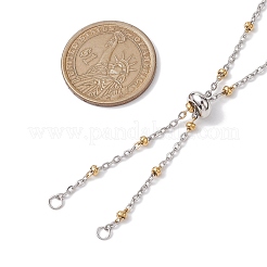 Realizzazione di collane scorrevoli in acciaio inossidabile 304&nbsp;AJEW-JB01289-01