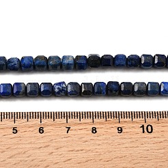 Natürlicher Lapislazuli Perlenstränge&nbsp;G-F797-A11-01