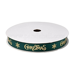 Flaches Polyester-Satinband mit Weihnachtsmotiv&nbsp;OCOR-YWC0001-01B-03