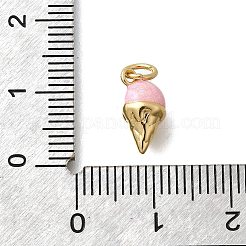 Charms smalto ottone&nbsp;KK-D295-30G-03