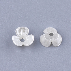 3-pétale coupelles en plastique ABS d'imitation nacre&nbsp;OACR-T018-01