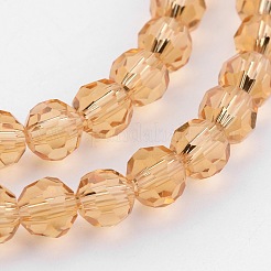 Chapelets de perles en verre transparent&nbsp;LS-GLAA-G013-6mm-92