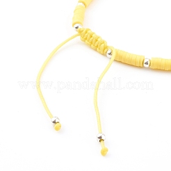 Bracelets de perles de nylon tressés réglables&nbsp;BJEW-JB06048