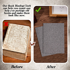 Cubiertas de libros de tela de lino de imitación.&nbsp;AJEW-WH0314-504C