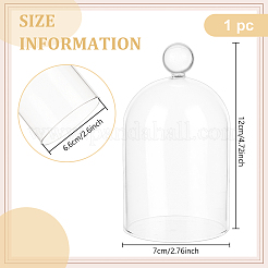 Copertura a cupola in vetro ad arco tondo&nbsp;DIY-WH0933-20A