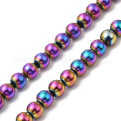 Electroplate non magnetici ematite Perle sintetiche fili&nbsp;G-E602-04