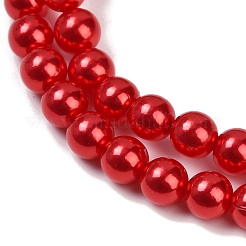 Perles rondes en plastique ABS imitation perle&nbsp;MACR-S789-8mm-14