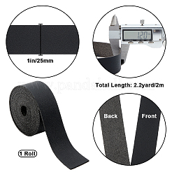 Cordon plat en microfibre simili cuir 2m&nbsp;FIND-WH0420-75B-01