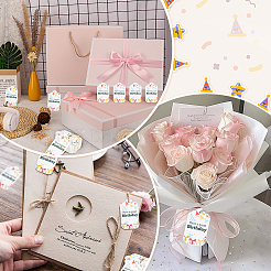 150 étiquette cadeau en papier « Joyeux anniversaire »&nbsp;CDIS-SP0001-21F