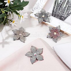 4 Stück 4-farbige Aufnäher aus Kunstleder zum Aufbügeln/Aufnähen&nbsp;DIY-FH0003-99