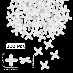 100 Stück Kunststoff-Kreuzfliesenabstandshalter für das Positionierungssystem mit Nivellierclips&nbsp;DIY-CN0003-94B
