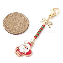 9 stücke 9 stile weihnachten legierung emaille anhänger dekoration&nbsp;HJEW-JM02326