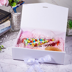 Rechteckige faltbare Geschenk-Aufbewahrungsboxen aus Papier&nbsp;AJEW-TAC0035-07A
