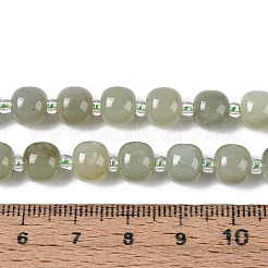 Natürliche Hetian Jade Perlenstränge&nbsp;G-N353-08A-01