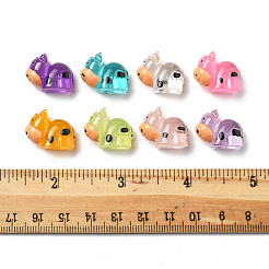 20 pz ornamento di mucca carino in resina traslucida&nbsp;RESI-FS0002-11