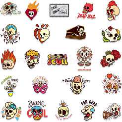 Etiquetas adhesivas impermeables de pvc con temática de halloween&nbsp;HAWE-PW0001-046