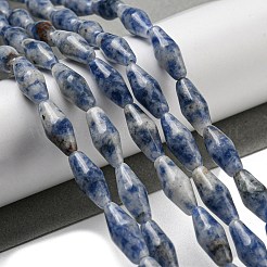 Natürliche Perlenstränge mit blauen Flecken&nbsp;G-A223-A06-01