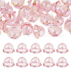 30 tapa de cuentas acrílicas con revestimiento UV.&nbsp;PACR-TA0001-20C