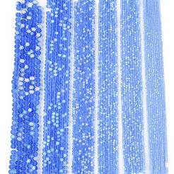 Chapelets de perles en verre transparente  &nbsp;EGLA-A044-T1mm-MB14