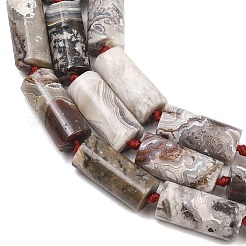 Stränge natürlicher mexikanischer Crazy Lace Achatperlen&nbsp;G-B196-B01-01