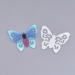Pendentifs en laiton imprimés&nbsp;KKC-R002-01F