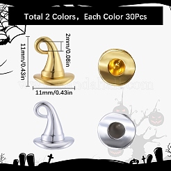 60pcs 2 Farben Legierungscharme&nbsp;FIND-SC0009-71